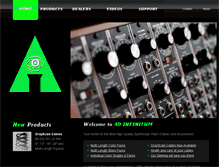 Tablet Screenshot of adinfinitummusic.com